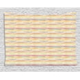 thumbnail image 1 of Colorful Tapestry, Pattern with Horizontal Stripes and Weathered Grunge Effect in Hand Drawn Style, Wall Hanging for Bedroom Living Room Dorm Decor, 60W X 40L Inches, Multicolor, by Ambesonne, 1 of 2
