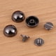 thumbnail image 5 of 20 piezas remaches de setas, tornillos de botones para cinturón de cuero, bolsa, decoración de zapatos (negro), 5 of 10