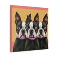 thumbnail image 2 of Boston Terrier Minimalism - Canvas, 2 of 10