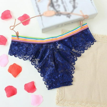 

Elaydool Breathable Lace Panties Low Waist Cute Women Underwear Fashion Cute Women Fashion Cozy Lingerie Tempting Pretty Briefs