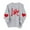 Light Gray, variant on JoliSweat Valentines Sweatshirts for Women Heart Sweater Crewneck Long Sleeve Shirts Valentine Outfits Love Theme Graphic L