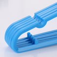 thumbnail image 2 of EXHUMKY 10Set Baby Clothes Hangers Blue Bow Shape Notched Feature Reinforced Shoulders For Home Use, 2 of 8