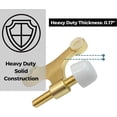 thumbnail image 2 of wqlpp-Hinge Pin Door Stop Heavy Duty Design 5 Pack Satin Brass |, 2 of 4