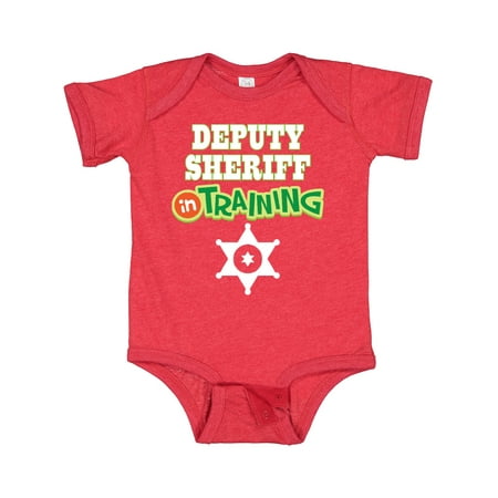 

Inktastic Deputy Sheriff in Training Childs Gift Baby Boy Bodysuit