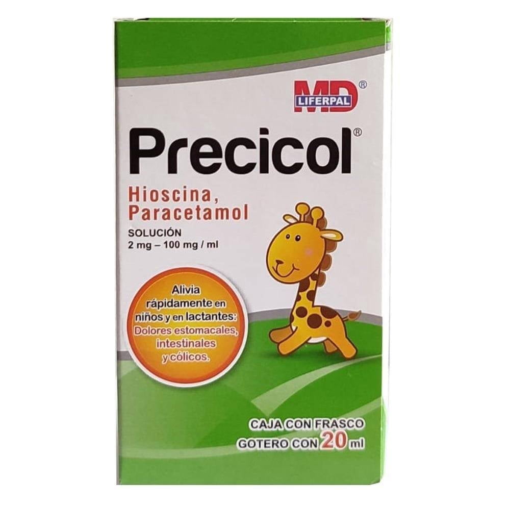 Precicol Hioscina 2 mg, Paracetamol 100 mg/ml solución 20 ml | Walmart ...