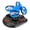 Blue, variant on B Blue Remote Control Stunt Car 3 In 1 Hovercraft For Land Water Air With 360 Rotation