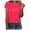 A49-Red, variant on Women T-Shirt Printed Casual Fashion Soild Color Short Sleeve Tops
