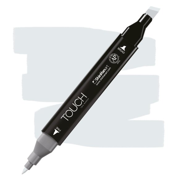 Marcador Doble Punta Touch Shin Han multicolor Brush