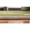 thumbnail image 3 of Unique Loom Trellis Geometric Modern Area Rugs, Green, 3 of 6