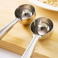 thumbnail image 5 of 3 Pack Coffee Scoop Clip,Stainless Steel 2 in 1 Long Handled Spoon,Measuring Spoon With Sealed Bag Holder for Ground Coffee,Espresso and Coffee Beans, 5 of 6