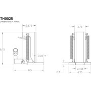TEMCo TH0025 Hydraulic Container/Machine Toe Jack (2.5 Ton - 5 Ton) Lift Capacity