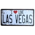 thumbnail image 1 of zhangmingg Style Happy Life License Plate Metal Sign for Home Bar Store Wall Art Poster, 1 of 4
