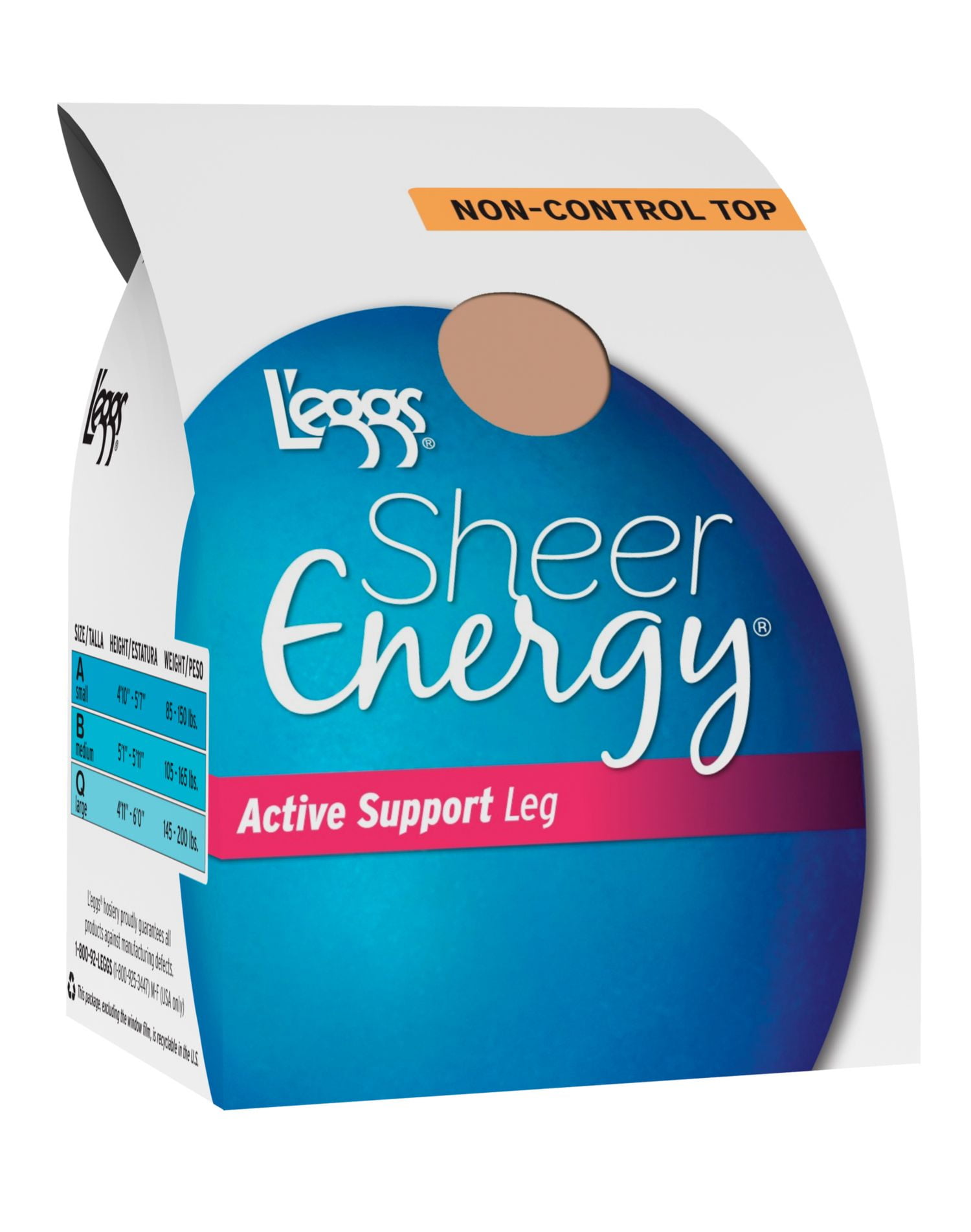 L'eggs Sheer Energy Active Support Regular Panty ST (67600