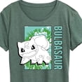 thumbnail image 3 of Pokémon - Tie Dye Bulbasaur - Women's Short Sleeve Graphic T-Shirt, 3 of 6