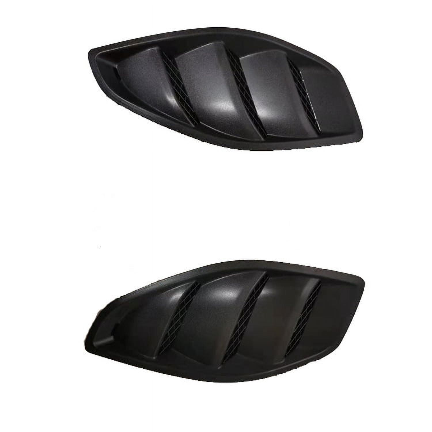 Car Left Right Engine Hood Dome Louvers Air Inlet Vents Bezel Fit for Jeep JK For Wrangler 2007-2017