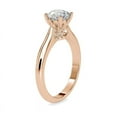 thumbnail image 2 of Diamond-Capitals 2.00 Ct Round Cut Unique Solitaire Moissanite Diamond (D/VVS1) Wedding Ring for Women Solid 14K Rose Gold Size 8.5, 2 of 5