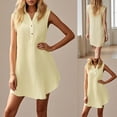 thumbnail image 1 of WRKEKC Robes d'Été Décontractées pour Femmes, Robes d'Été Grande Taille, Robe Décontractée pour Femmes à Col en V Raglan de Couleur Unie Irrégulière à Manches Courtes à Col en V Longueur Genou, 1 of 8
