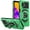 Green, variant on TJS for Samsung Galaxy XCover7 Pro / XCover6 Pro / XCover6 Phone Case, [Military Grade] Robotic Magnetic Support Car Mount Metal Ring Holder Kickstand Cover (Green)