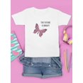 thumbnail image 3 of Future Is Bright Glitter T-Shirt Juniors -Image by Shutterstock,  Large, 3 of 4