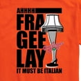 thumbnail image 3 of A Christmas Story - Leg Lamp Frageelay - Men's Short Sleeve Graphic T-Shirt, 3 of 5