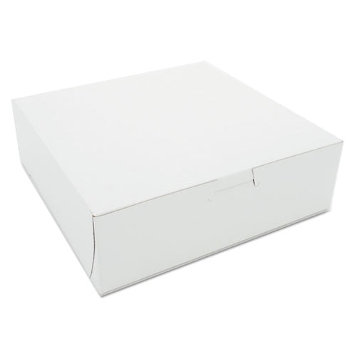 SCT Non-Window Bakery Boxes Paperboard 8w x 8d x 2 1/2h White 250/Bundle 0933