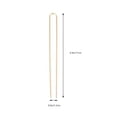 thumbnail image 2 of WEUVEB 10Ud U-Shaped Women Barrettes Dorados En Aleación Para Realzar Estilo Y Elegancia, 2 of 7