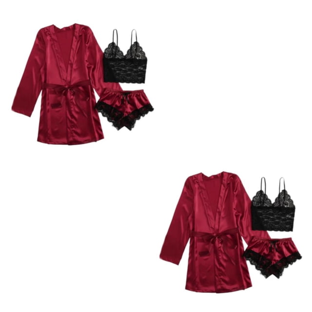 tssuouriy Ensemble de Pyjamas Respirant et Confortable pour les Femmes Dormir dans le Style Pyjamas de Nuit pour Femmes