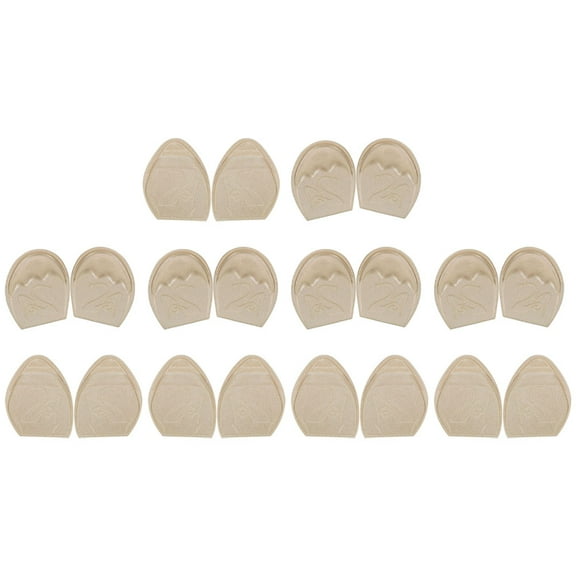 TAILTOSS 10 Pairs Shoe Toe Inserts for Women Forefoot Pads with Sponge Material for Casual Wear