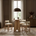 thumbnail image 2 of Meridian Furniture Butterfly 36" Natural Solid Wood And Cane Bar Height Table, 2 of 9