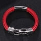 thumbnail image 3 of Minnieouse trenzada personalizada diseñada exclusivamente para hombres Pulseras Mujer Brazaletes EleganceBeauty Ropa, zapatos y accesorios Miscelánea rojo, 3 of 6
