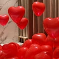 thumbnail image 5 of Globos en forma de corazón, decoraciones para fiesta de boda, compromiso del Día de San Valentín, 100 Uds., 5 of 5