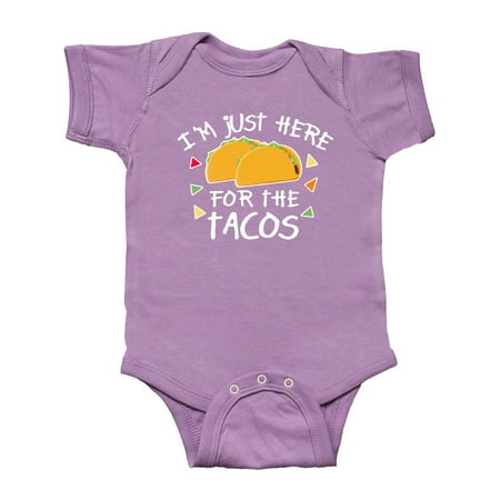

Inktastic Im Just Here For The Tacos Cinco De Mayo Gift Baby Boy or Baby Girl Bodysuit