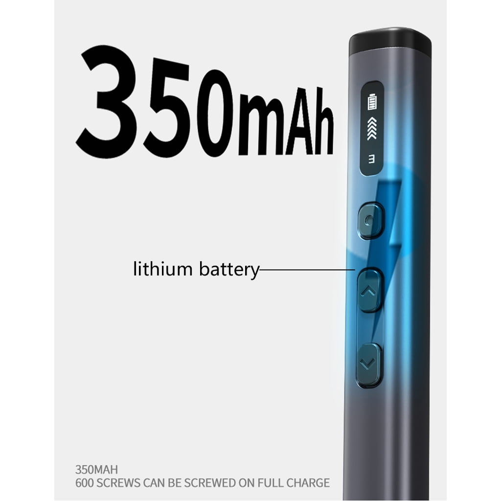 Shaft Electric Screwdriver Multi Purpose Tool Design Extended Battery Life