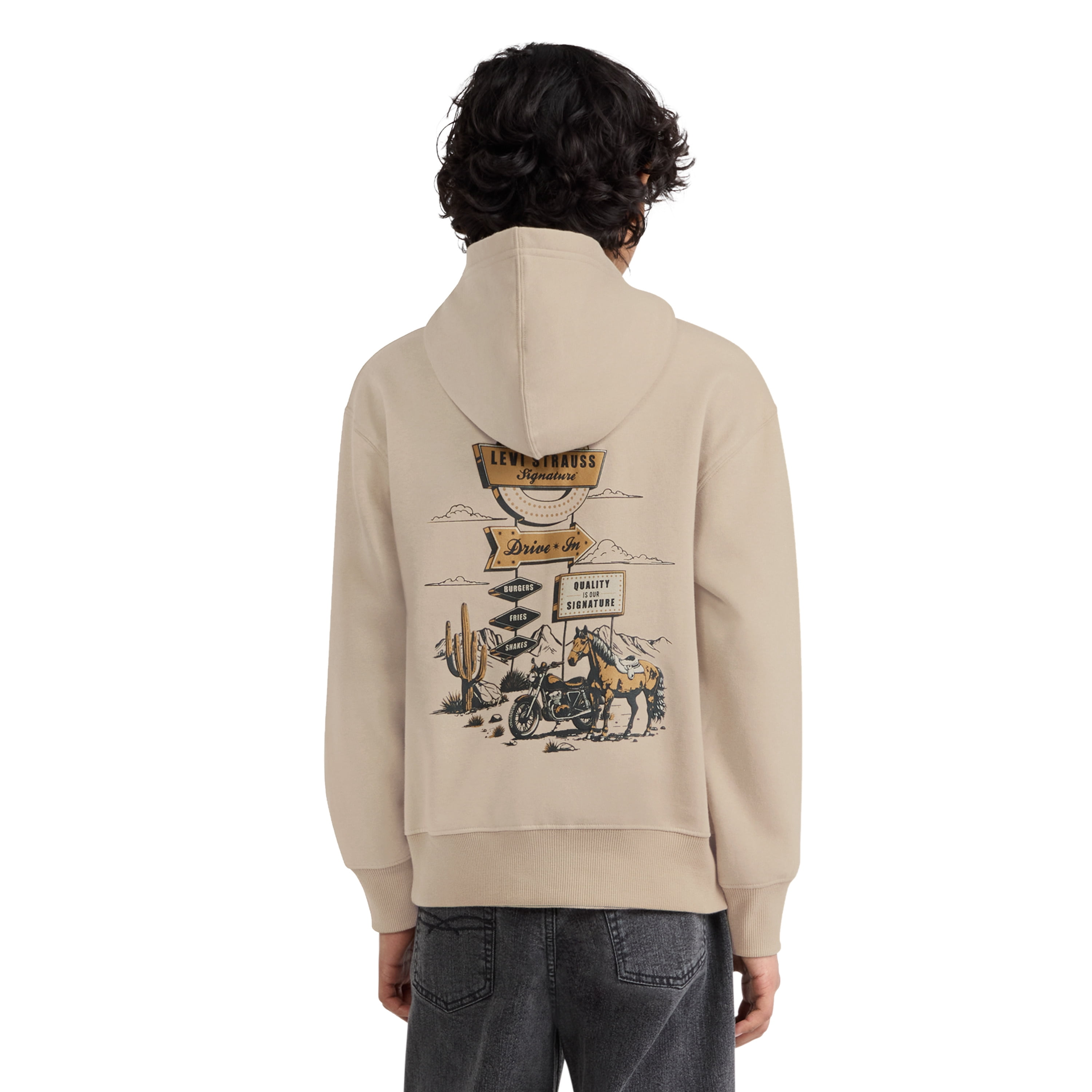 Levi Strauss Signature Boys Fleece Hoodie, Sizes 4-18