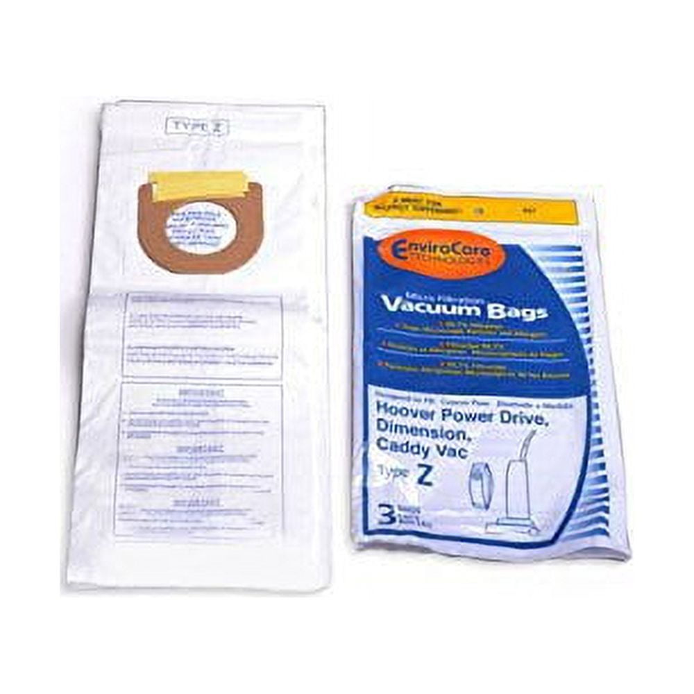 Hoover Duros Type SR Vacuum Bags - 3 Pack | Fits HO-101010SR, 401010SR, S3590, S3591 Models | MicroFiltration