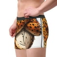 thumbnail image 2 of Balery Cartoon Cheetah With Attitude Calzoncillos bóxer para hombre, ropa interior de algodón suave y transpirable con cinturilla de nailon-Small, 2 of 5