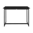 thumbnail image 4 of HomeStock Tuscan Treats Outdoor Patio 5-Piece Bar Table Set In Aluminum With Grey Cushions, 4 of 10
