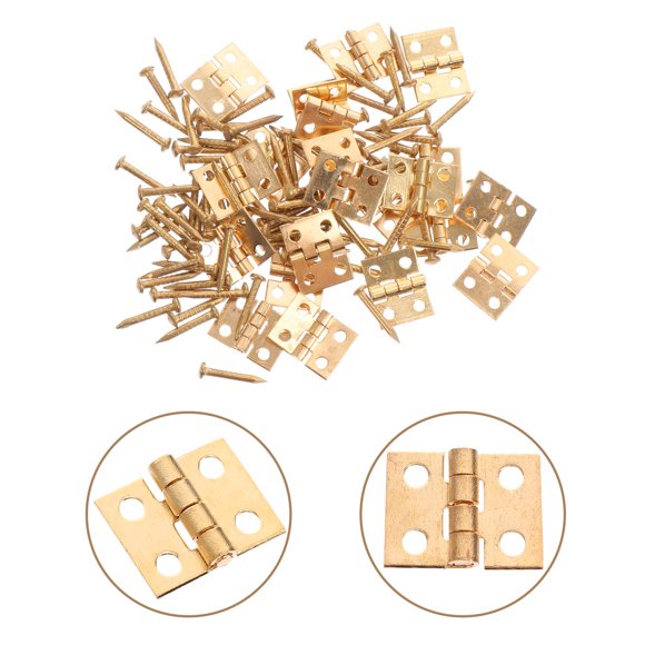 HEANUJJ 1Jgo Bisagras Vintage De Dorado Para Accesorios Del Hogar Y Cajas Decorativas