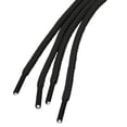 thumbnail image 3 of INSPIRE CHIC Lacets Ronds Unisexes Épais de Couleur Unie pour Bottes en Cuir Noir 140 cm/55 Pouces, 3 of 4