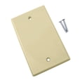 thumbnail image 3 of Construct Pro Blank Standard Wall Plate (Ivory), 3 of 5