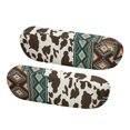 thumbnail image 2 of Yuyamidu Aztec Car Front Seat Armrest Cover 2 Pcs Cow Print Armrest Protector Covers Elastic Car Seat Arm Rest Decorative Accessories for Most Auto SUV Truck, 2 of 7