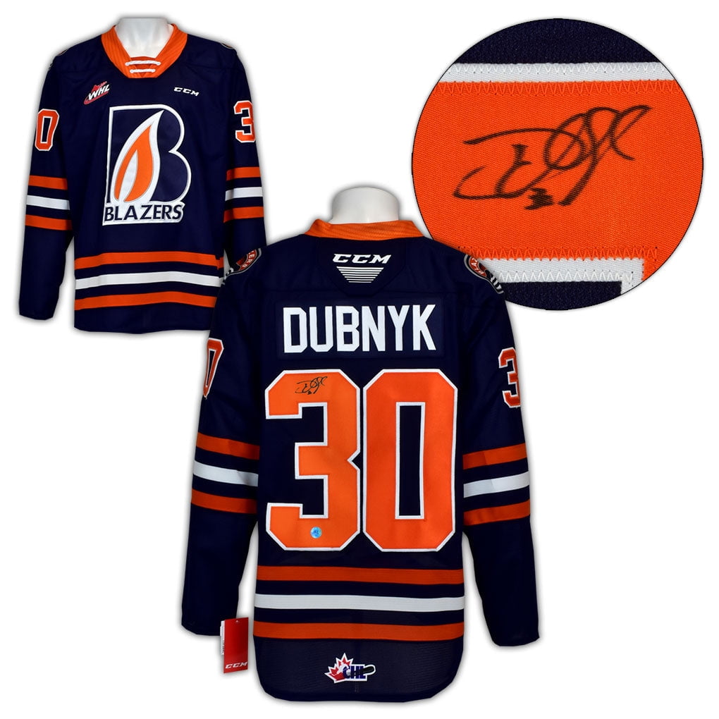 Devan Dubnyk Kamloops Blazers Autographed CHL Hockey Jersey Walmart