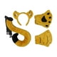 thumbnail image 4 of Conjunto de disfraces de animales, disfraz de animal, cola, Halloween, cosplay, fiesta, aro para el pelo Amarillo, 4 of 9
