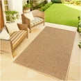thumbnail image 4 of Koeckritz Rugs 4'x4' Soft Indoor/Outdoor Chestnut Bound Area Rug Lightweight, Easy to Clean & Move, 4 of 8