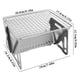 thumbnail image 3 of Estufa de leña portátil para acampar con soporte para ollas, parrilla plegable de acero inoxidable para mochileros, senderismo y picnics., 3 of 6
