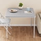 thumbnail image 1 of Yeshouse Mesa plegable cuadrada de 86 cm con tablero acolchado de PU y patas de acero, portátil y resistente, ideal para juegos, fiestas, picnics y hogar, 1 of 9
