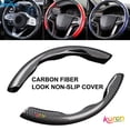 thumbnail image 2 of Car Steering Wheel Cover Cubic Printing Carbon Fiber Texture Booster Auto Steering Wheel Anti-skid Accessories, 2 of 12