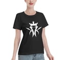 thumbnail image 2 of Moisture Wicking Women'S Basic Short Sleeve T-Shirt Black Small, 2 of 5