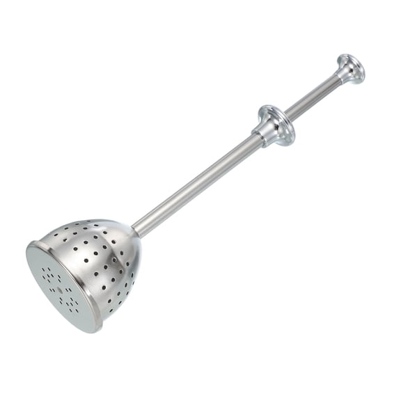 Tea Infuser for Loose Leaves, Stainless Steel Tea Infuser Filter, Adjustable Handle Ball Steeper Diffuser Strainers for Cup and Teapot, Half-Sphere shaped, Silver