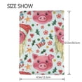 thumbnail image 3 of Pofeuu Christmas Cute Pigs Print Travel Document Organizer Passport Holder Men Women for Family (6.5 in x 4.5 in),Wallet Holder Credit Card Clutch Bag Case, 3 of 5